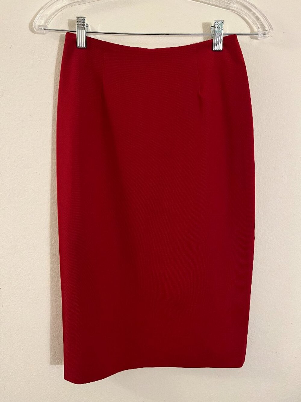 Teenflo vintage red pencil skirt size 36 (XS)